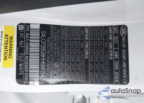 2017 Land Rover Discovery Sport Se from USA, damaged, VIN SALCP2BG8HH684154